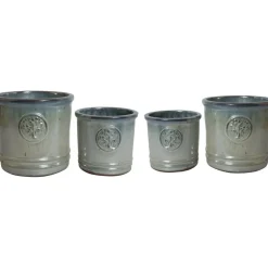 4 st Krukor Mark - Grön/Blå