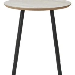 Aalst sidobordØ40 cm - Svart/beige