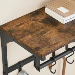 Agust hatthylla - Brun/svart