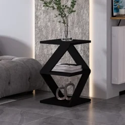 Albeni sidobord - Svart