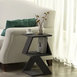 Albeni sidobord - Svart trä