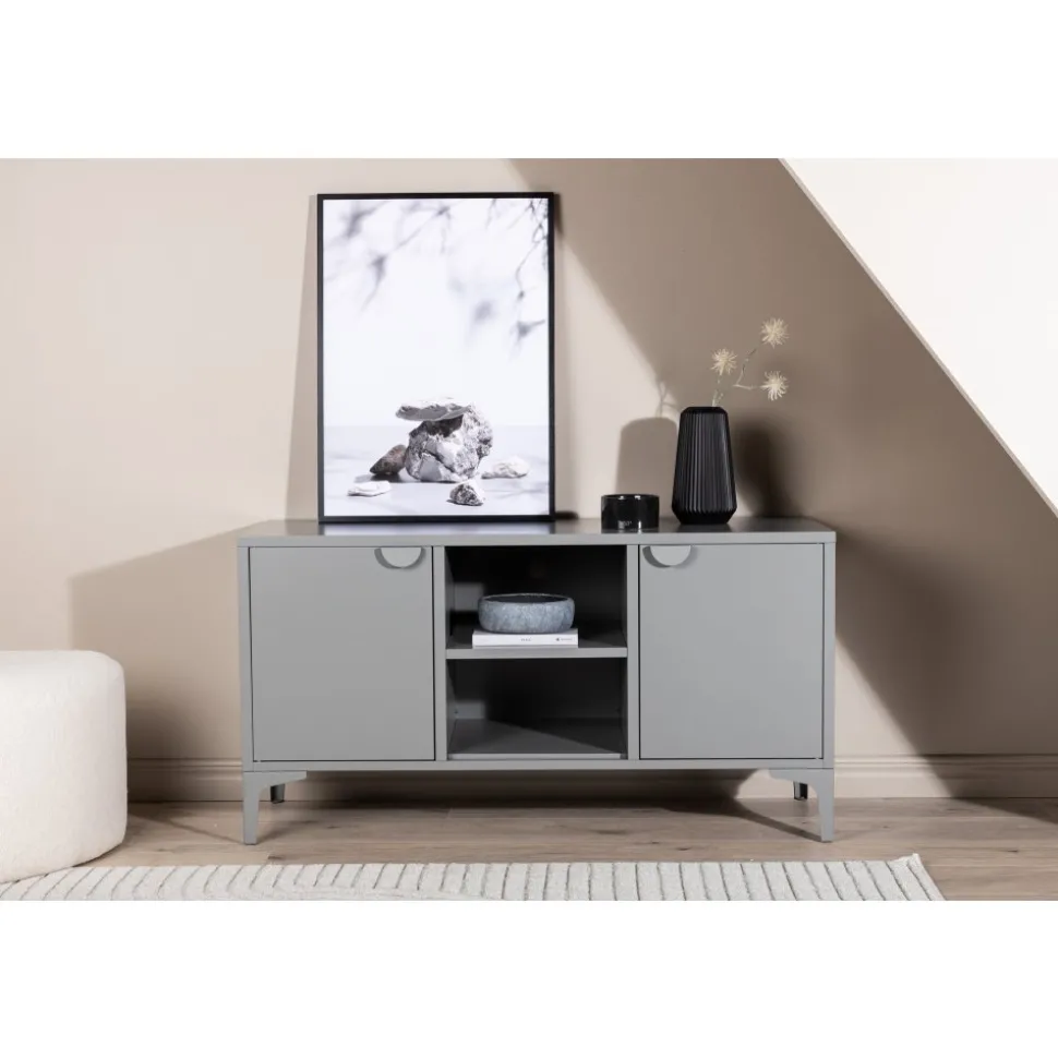 Alexander TV-bänk - Ljusgrå