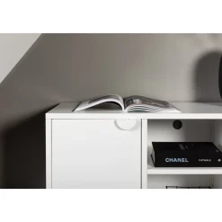 Alexander TV-bänk - Vit