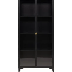 Alexander vitrinskåp - Svart