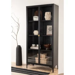 Alexander vitrinskåp - Svart