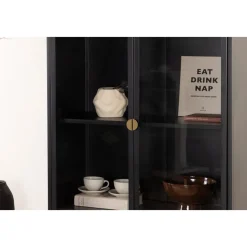 Alexander vitrinskåp - Svart