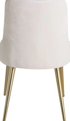 Alice Deluxe matstol - Beige/mässing