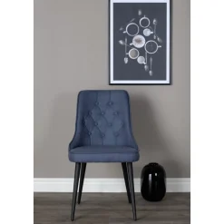 Alice Deluxe matstol - Blå/svart