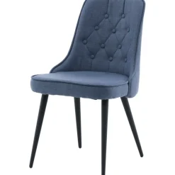 Alice Deluxe matstol - Blå/svart