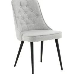 Alice Deluxe matstol - Ljusgrå/svart