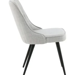 Alice Deluxe matstol - Ljusgrå/svart