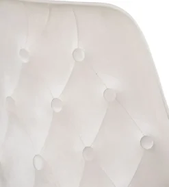 Alice Deluxe matstol - Svart/beige sammet