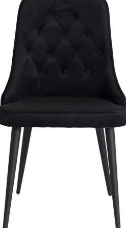 Alice Deluxe matstol - Svart sammet