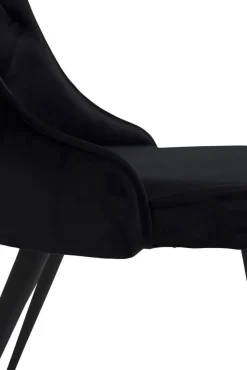 Alice Deluxe matstol - Svart sammet