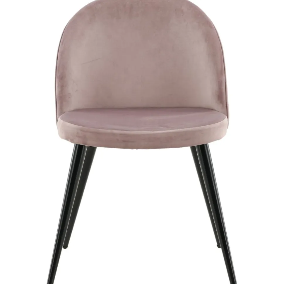 Alice matstol - Rosa/svart