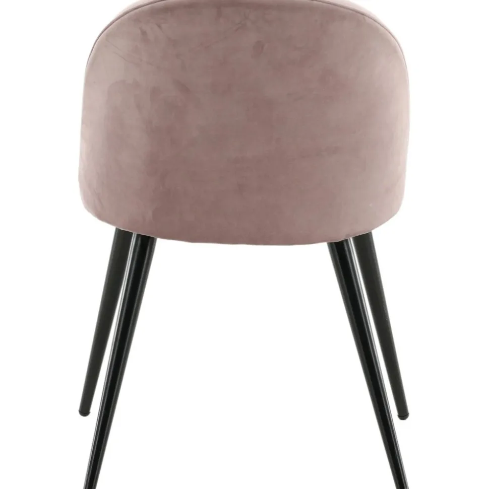 Alice matstol - Rosa/svart