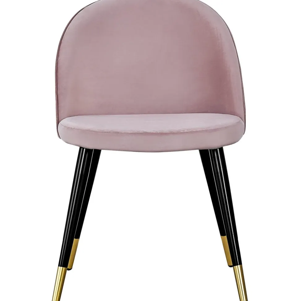 Alice matstol - Rosa/svart/mässing