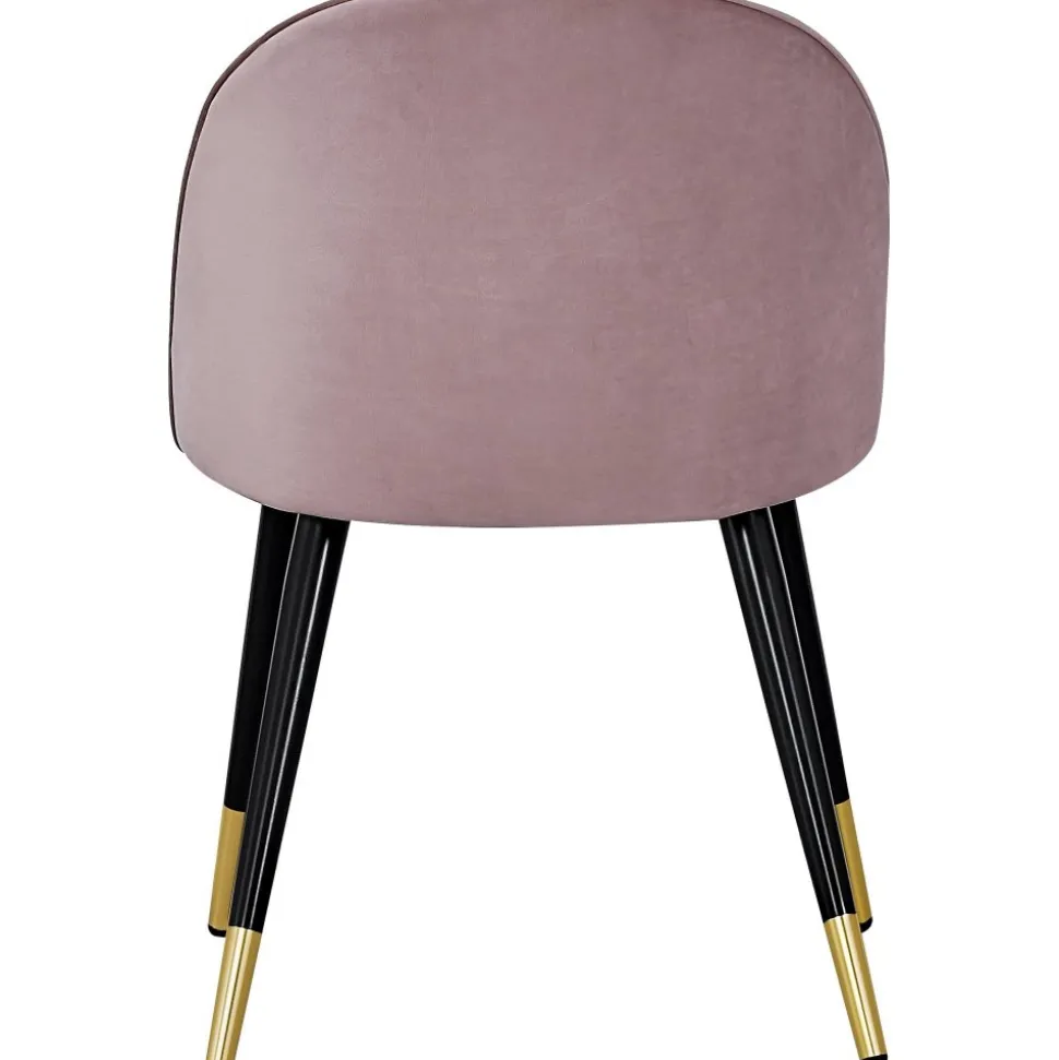Alice matstol - Rosa/svart/mässing
