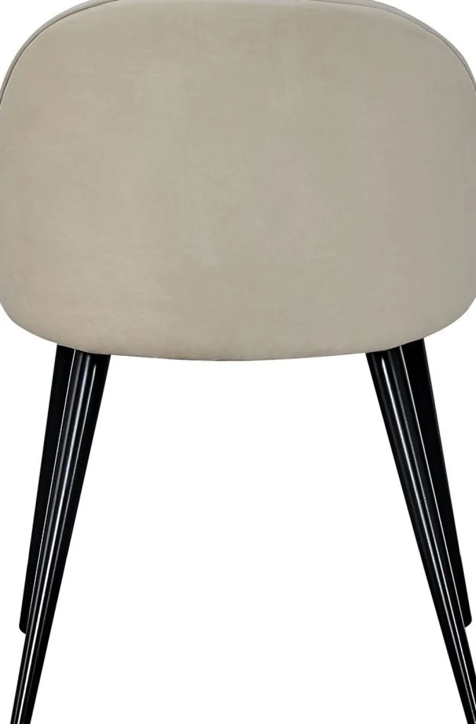 Alice matstol - Svart/beige sammet + Fläckborttagare för möbler