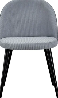 Alice matstol - Svart/ljusgrå manchester