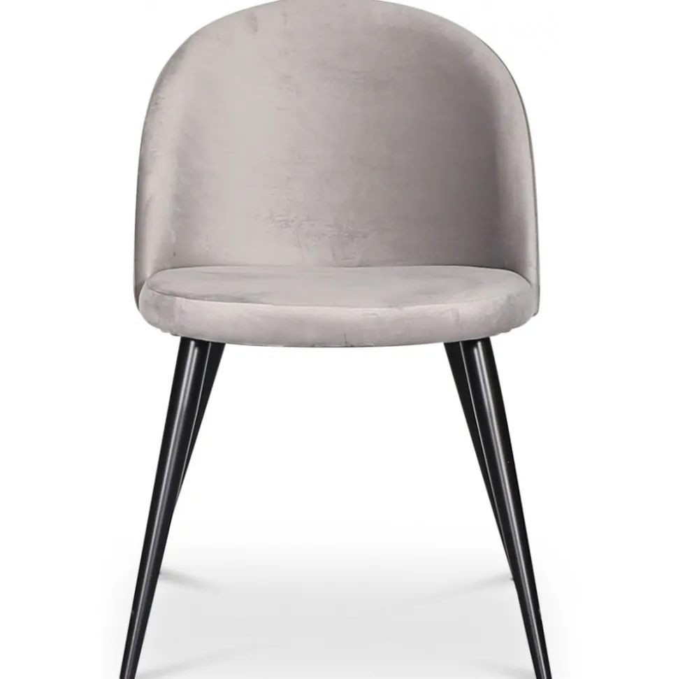 Alice stol - Beigegrå Sammet + Möbeltassar