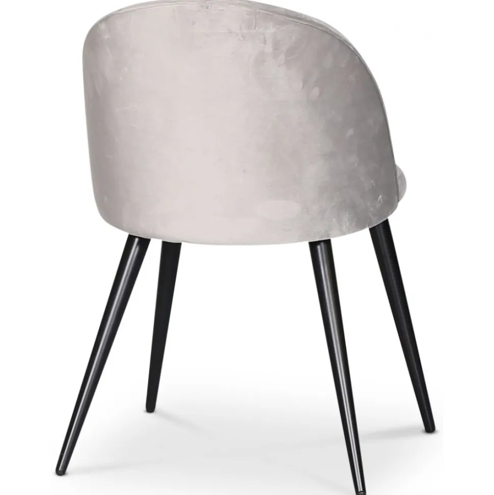 Alice stol - Beigegrå Sammet + Möbeltassar