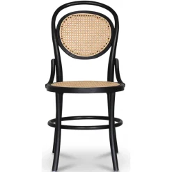 Alicia stol böjträ - Svart/rotting