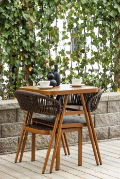 Amadora cafégrupp - Brun + Textilskydd för utemöbler