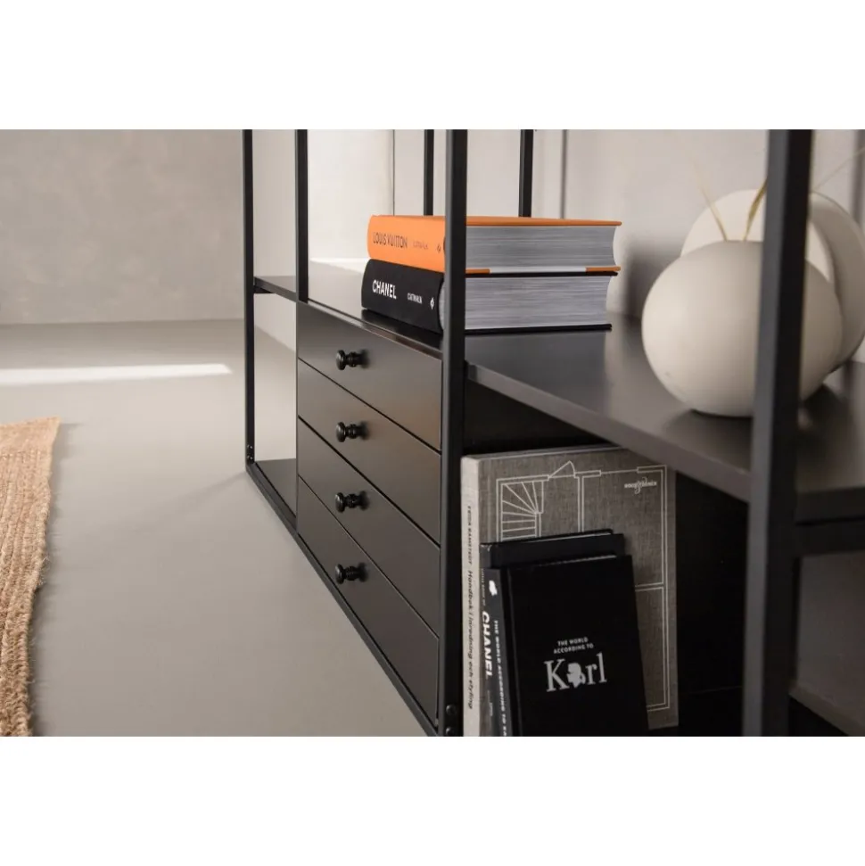 Amarillo bokhylla - Svart