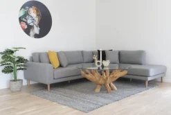 Amazonas Soffbord 110 x 110 cm - Teak/glas