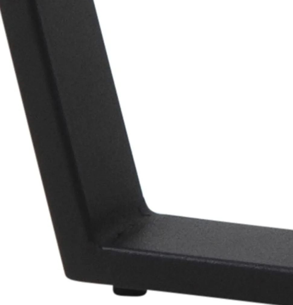 Amble soffbord Ø77 cm - Svart/svart marmor