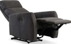 Anna elektrisk ställbar fåtölj i grå microfibertyg + Textilrengöring för möbler