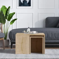 Annabelle soffbord-set - Safir ek