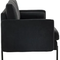 Antibes 2-sits soffa - Svart/Mörkgrå