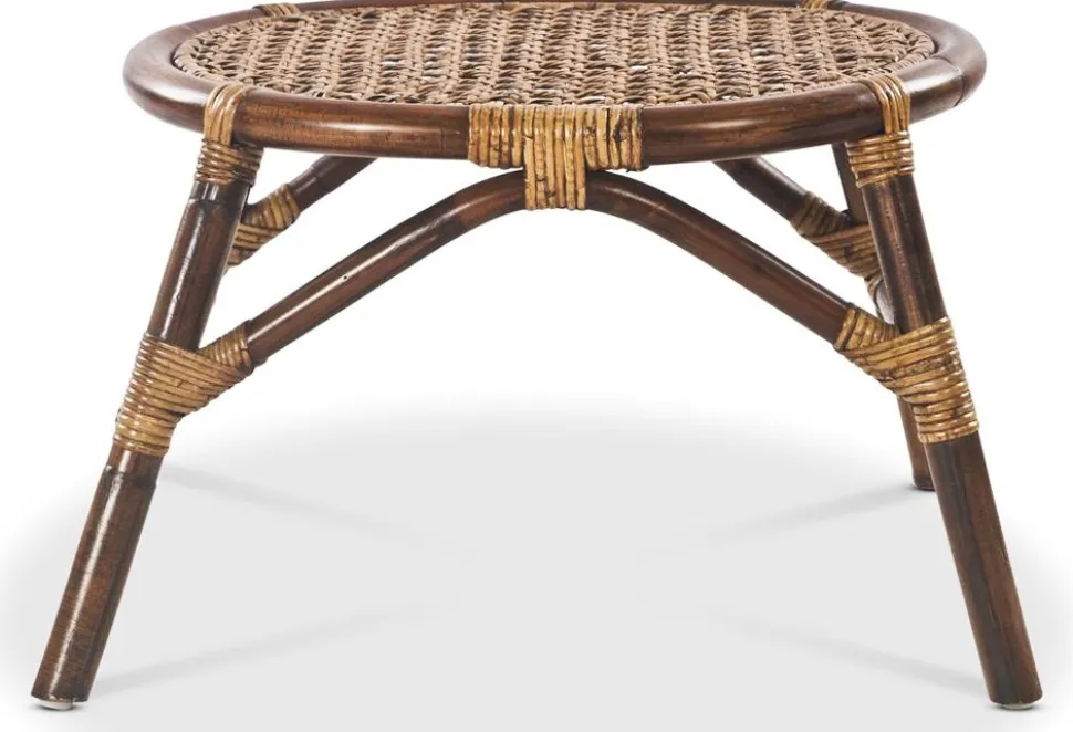 Anton fotpall - Brun rotting + Fläckborttagare för möbler