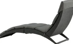 Archie solsäng - Svart + Rengöringsmedel för utemöbler