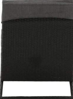 Archie solsäng - Svart + Textilskydd för utemöbler