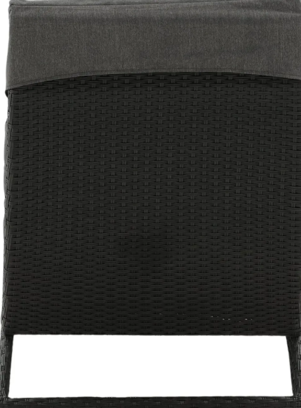 Archie solsäng - Svart + Textilskydd för utemöbler