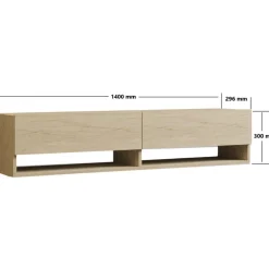 Arges TV-bänk - Travertin