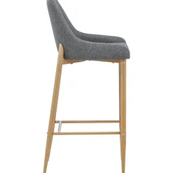 Argon barstol - Ekimitation/grå