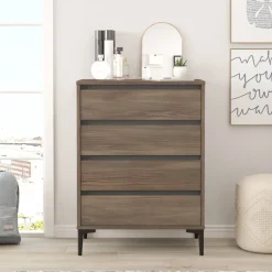 Aristo byrå - Brun/antracit