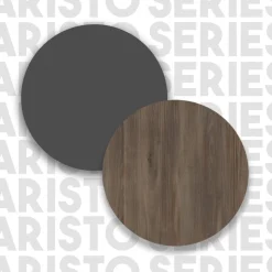 Aristo sängbord - Brun/antracit