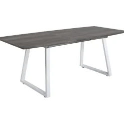 Armada matbord 180 cm - Ek/vit