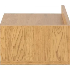 Ashlan vägghängt sängbord 40 x 32 cm - natur