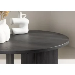 Askerön soffbord Ø80 cm - Svart