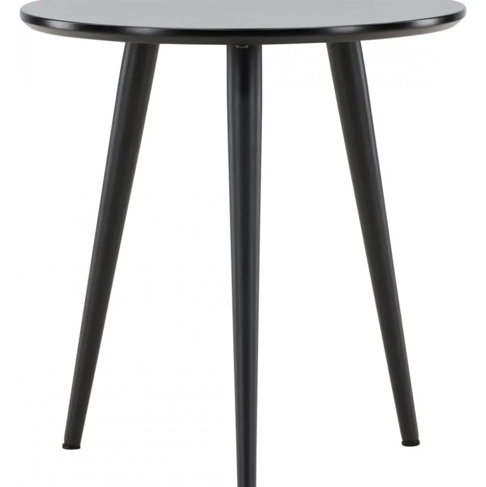 Askim sidobord Ø48 cm - Svart