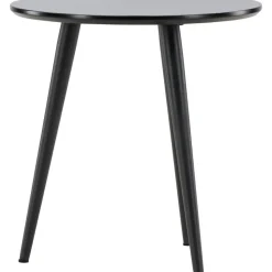 Askim sidobord Ø48 cm - Svart