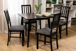 Asti matbord 80 x 80 cm - Svart