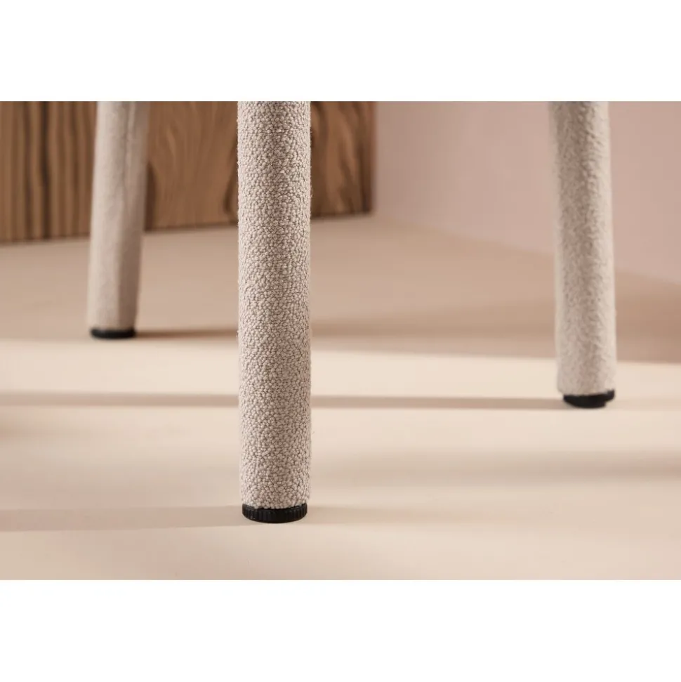 Astoria matstol - Beige bouclé