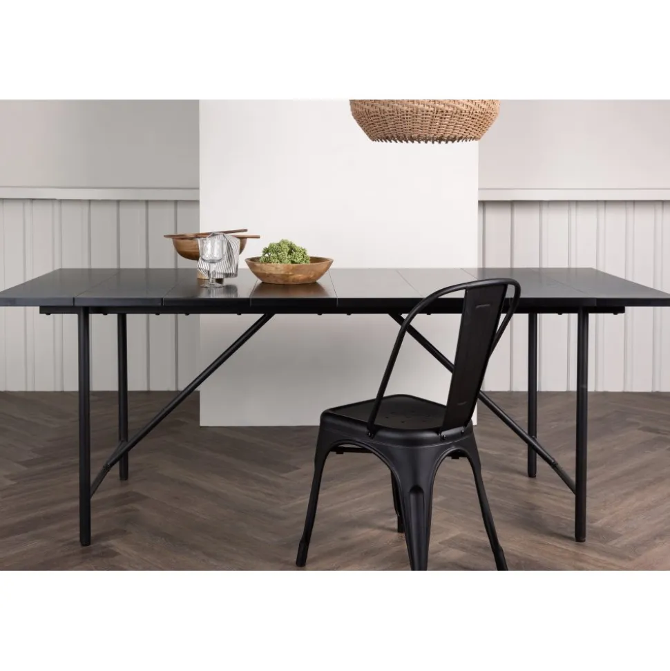 Astrid matbord 200 x 75 cm - Svart